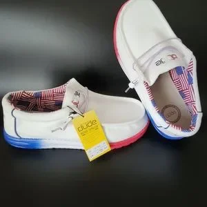 Hey Dude Wally Shoes Active Stretch Collection  Salute USA  Buckle Exclusive HEY DUDE Wally Stretch  main image 4